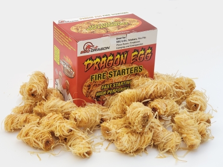 Dragon Egg Fire Starters - 100% Natural - Pit Boss Box: 32 pcs